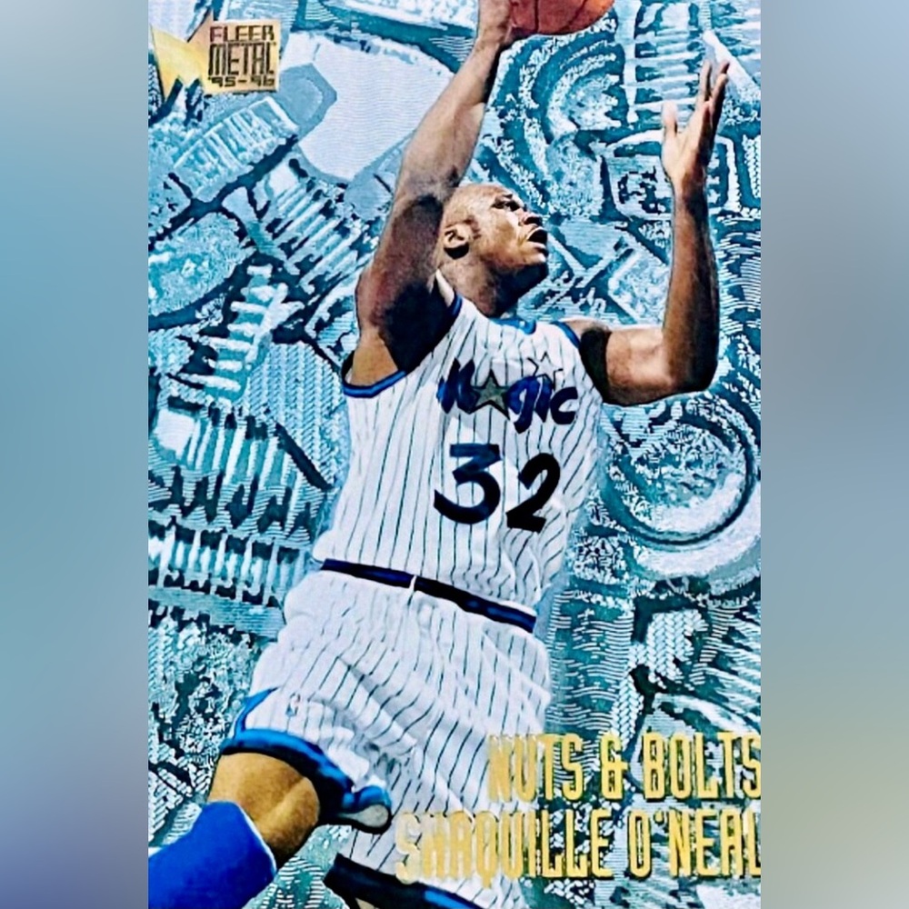 NEW! SHAQ ORLANDO MAGIC 8.5x11 ULTRA GLOSSY COLOR ART FULL PAGE REPRINT POSTER!
